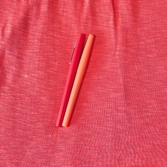 A.N.A. A New Approach Peasant Fairy Top Size M Coral Crochet Flutter Sleeve Boho - Picture 3 of 9